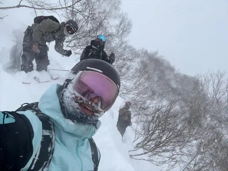 First guiding of the season - Ski_the_planet 3 faceshots