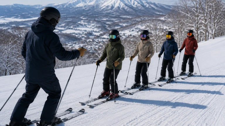Group Lessons 2 ski group lesson