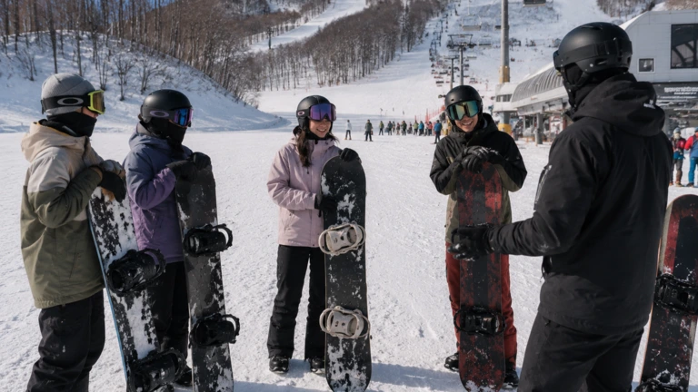 snowboard group lesson